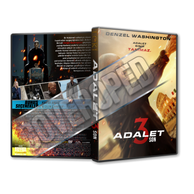 Adalet 3 Son - The Equalizer 3 - 2023 Türkçe Dvd Cover Tasarımı